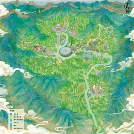 九公山长城纪念林地图