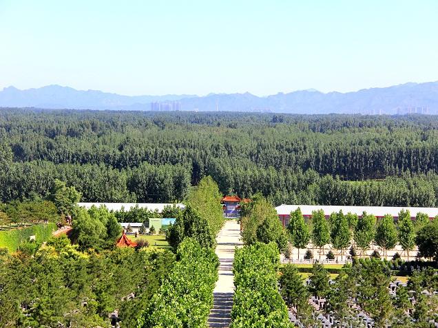 灵山宝塔陵园航拍